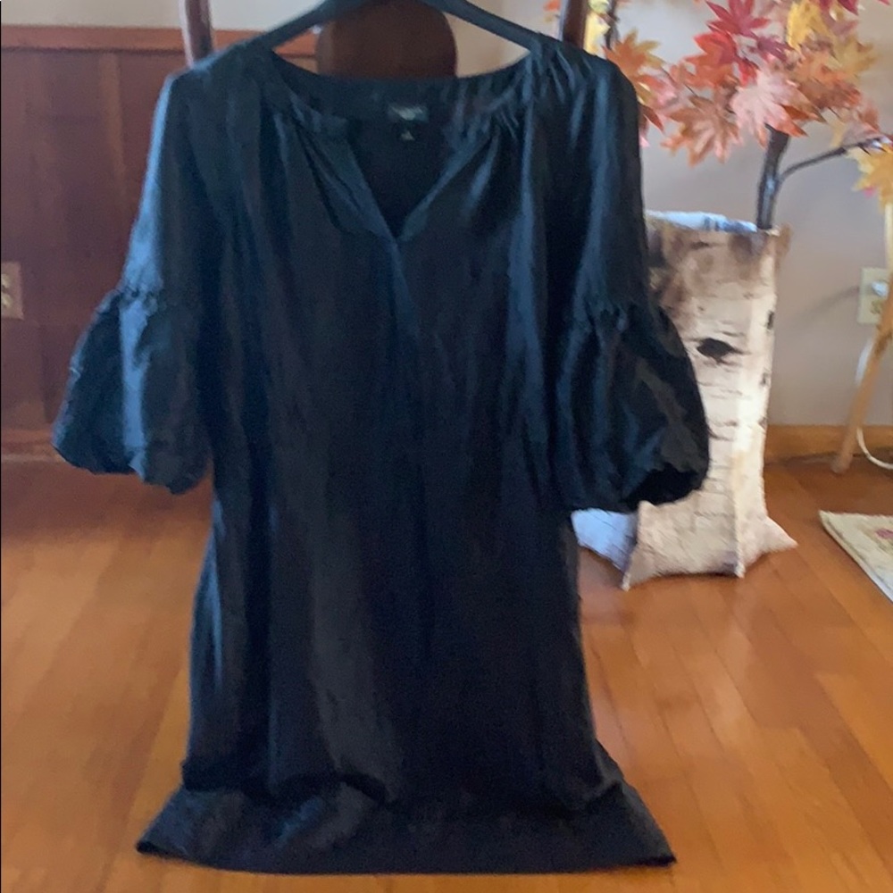 Black knee length dress